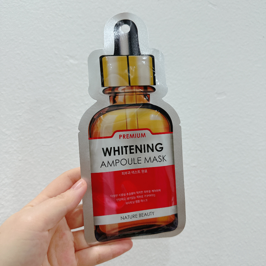 Mặt Nạ Nature Beauty Premium Whitening/ Collagen/ Anti Wrinkle Ampoule Mask Miếng lẻ 25ml
