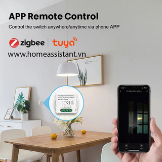 Module công tắc Zigbee Tuya cho công tắc cơ ZMC (Hỗ trợ Home Assistant)