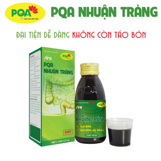 PQA Siro nhuận tràng hộp 125ml - táo bón, táo bón lâu ngày, táo bón sau sinh, táo bón cho trẻ em [Dược Phẩm PQA]