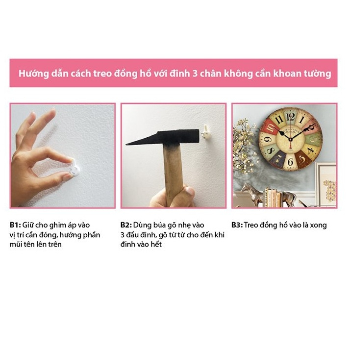 Tranh đồng hồ treo tường tráng gương pha lê UV hươu nai nghệ thuật cao cấp giá rẻ siêu đẹp