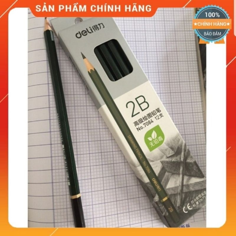 bút chì DELI 2B -7084