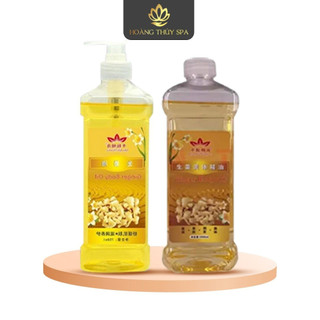 Combo 2 chai tinh dầu  massage cổ vai gáy, chân, xương khớp chiết xuất gừng tươi giúp giảm đau, thư giãn chai 800ml