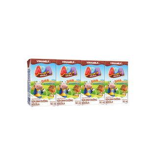 Sữa dinh dưỡng socola vinamilk adm - lốc 4 hộp 110ml