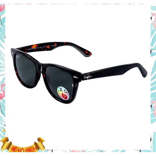 Kính Mát RB Wayfarer RB2140, Kính Chống Ánh Sáng Xanh, Mắt Kính Thủy Tinh Chống Xước - Gọng Đồi Mồi