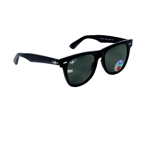 Kính Mát RB Wayfarer RB2140 P, Kính Chống Ánh Sáng Xanh, Mắt Kính Thủy Tinh Chống Xước - Gọng Đen Bóng