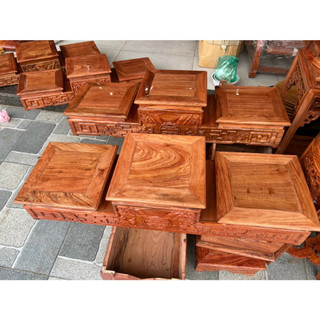 Đế tam sơn gỗ hương, tam cấp gỗ, bục tam cấp nhiều cỡ mặt