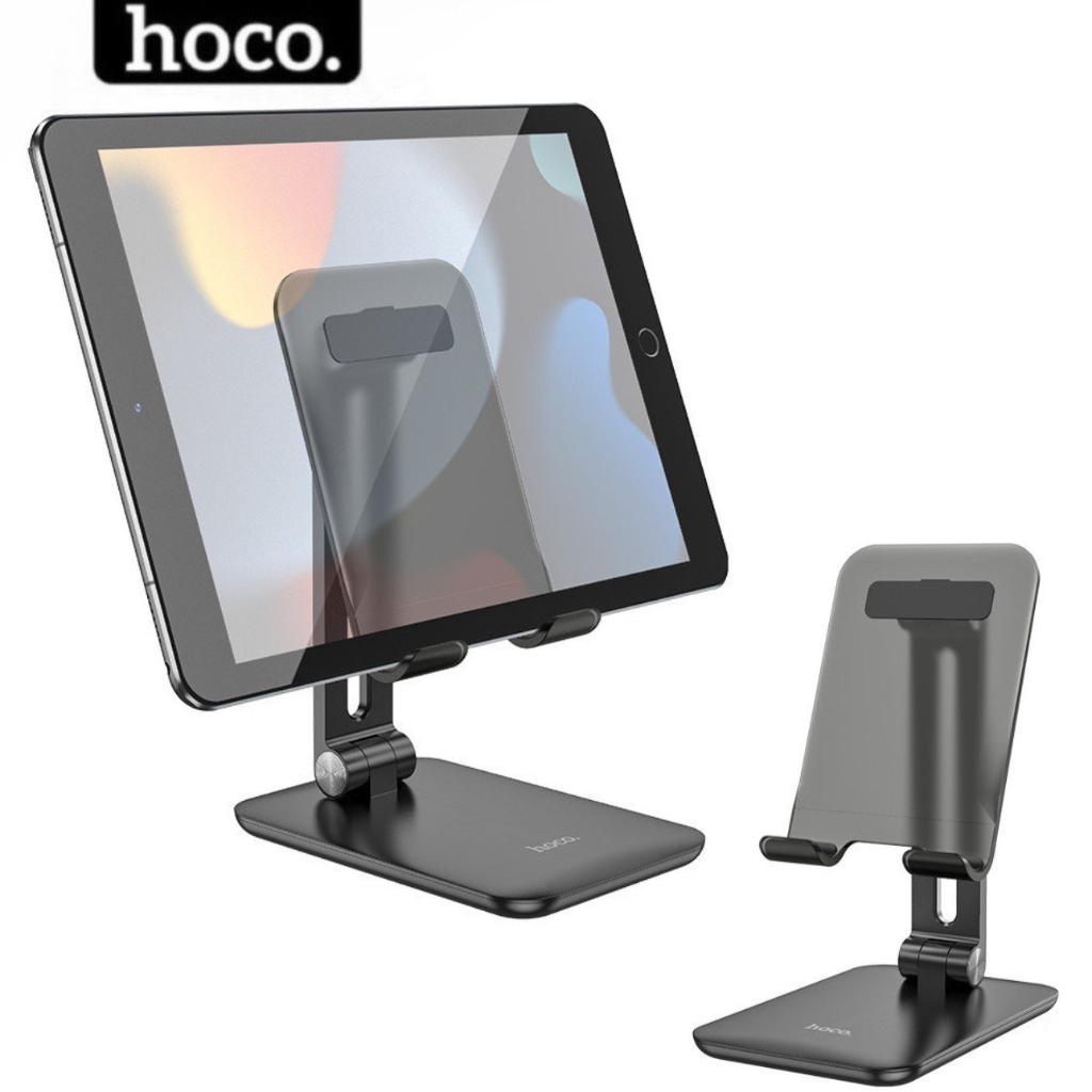Giá đỡ ipad để bàn gập gọn chính hãng Hoco dùng cho các dòng máy tình bảng và ipad