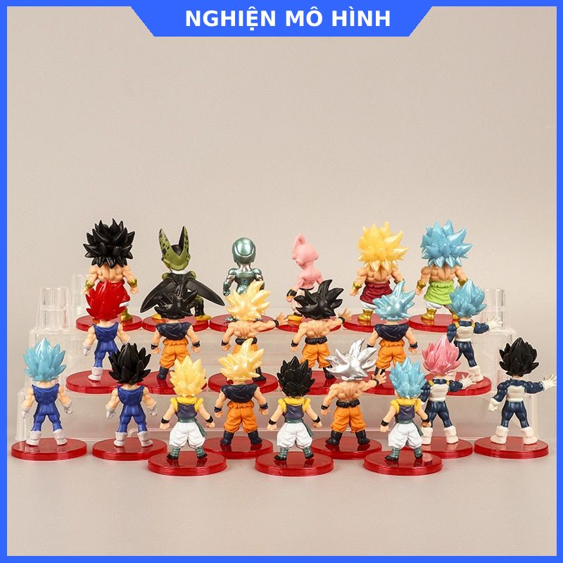Mô hình nhân vật Bảy Viên Ngọc Rồng Ver2 Goku Gogeta Shenron Gohan Frieza Vegeta Super Saiyan God SSJ  Dragon Ball