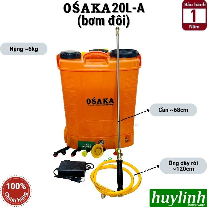 Bình xịt điện phun thuốc trừ sâu Osaka 20 lít  -  - Hàng chính hãng