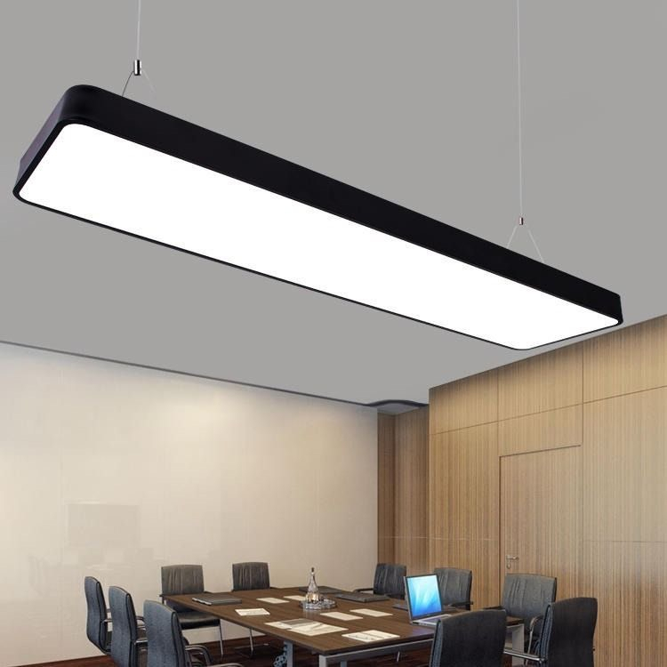 Đèn thả văn phòng góc bo tròn, đèn máng thả trần dạng hộp 24W/36W/48W/60W/72W