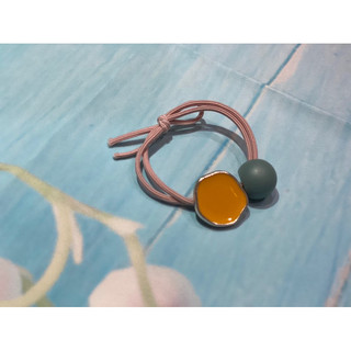 Dây Cột Tóc Cao Su Đính Hạt Tròn Dễ Thương Cho Nữ
