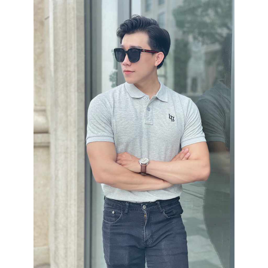 Áo Polo nam có cổ BASIC vải cá sấu cotton, nam tính, chỉn chu, sang trọng - BGREENSTORE