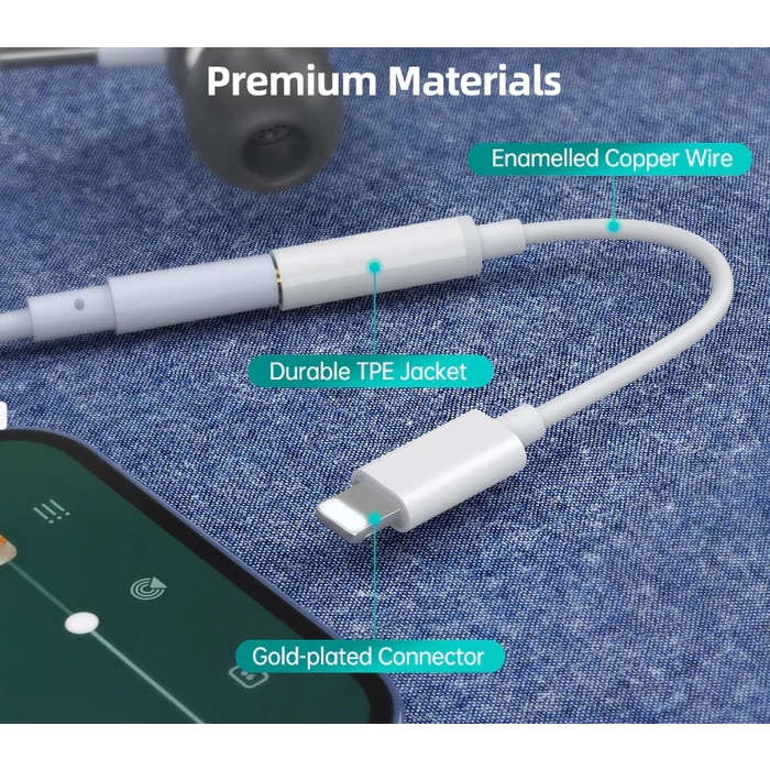 Dây cáp chuyển đổi tai nghe CHOETECH 3.5mm - AUX005Elago