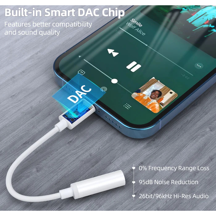 Dây cáp chuyển đổi tai nghe CHOETECH 3.5mm - AUX005Elago