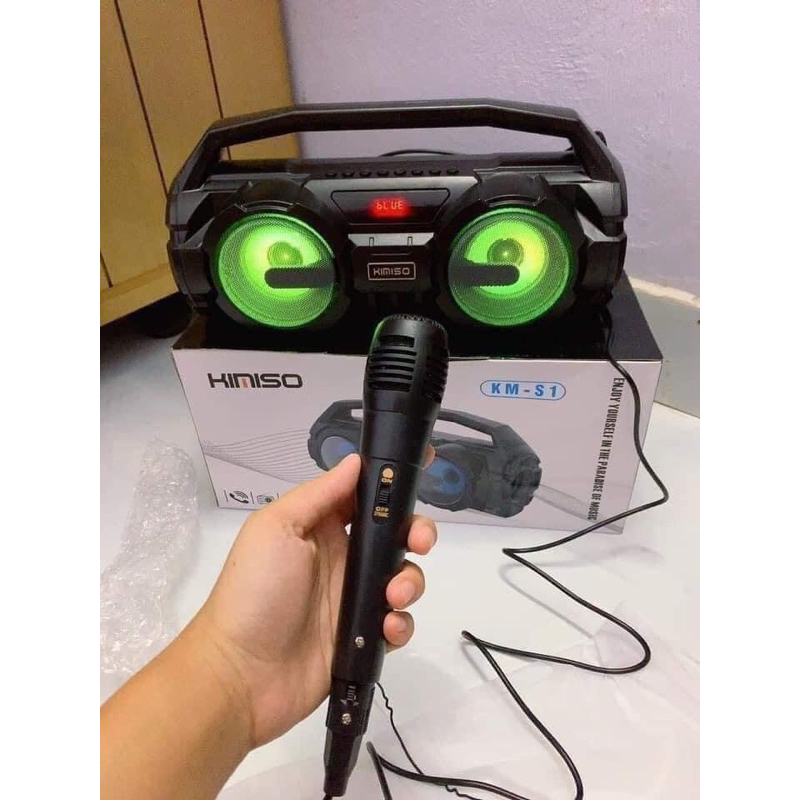 Loa bluetooth kimiso km-s1 hát karaoke kèm mic