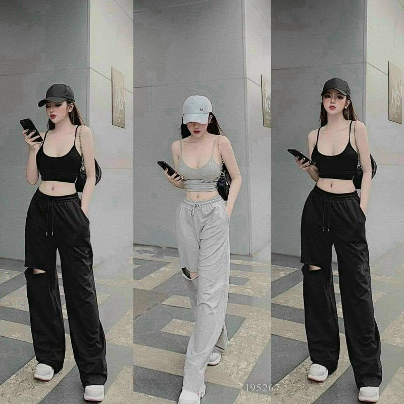 Sét Aó Bra Hai Dây Kèm Quần Xuông Siêu Hách Dáng CC137