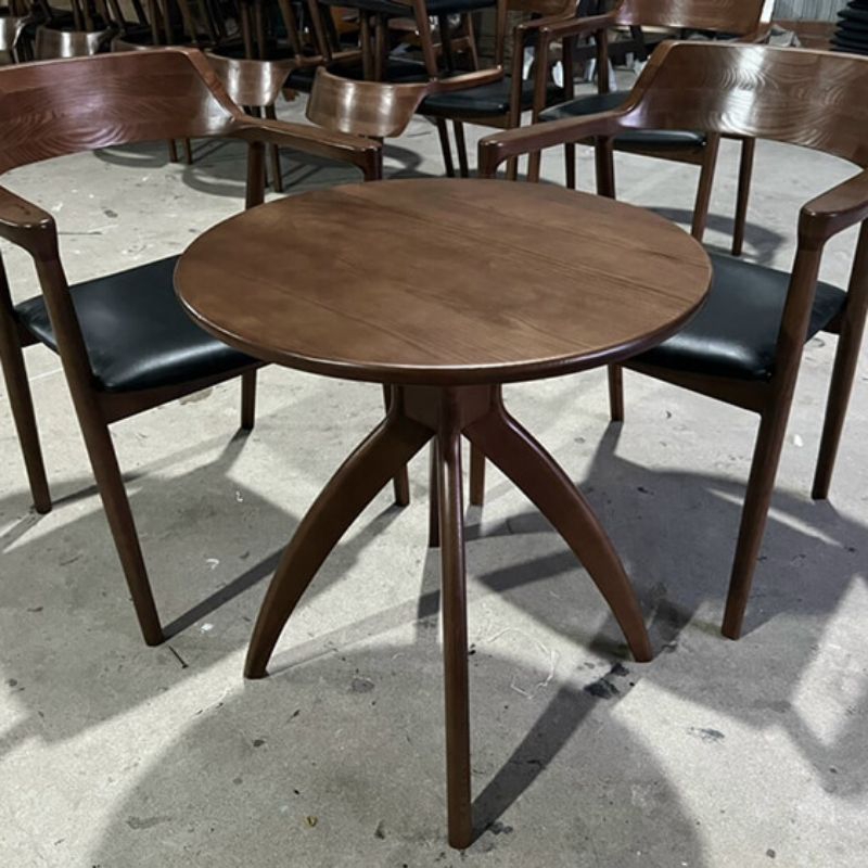 Bàn cafe 4 cạnh chân cong