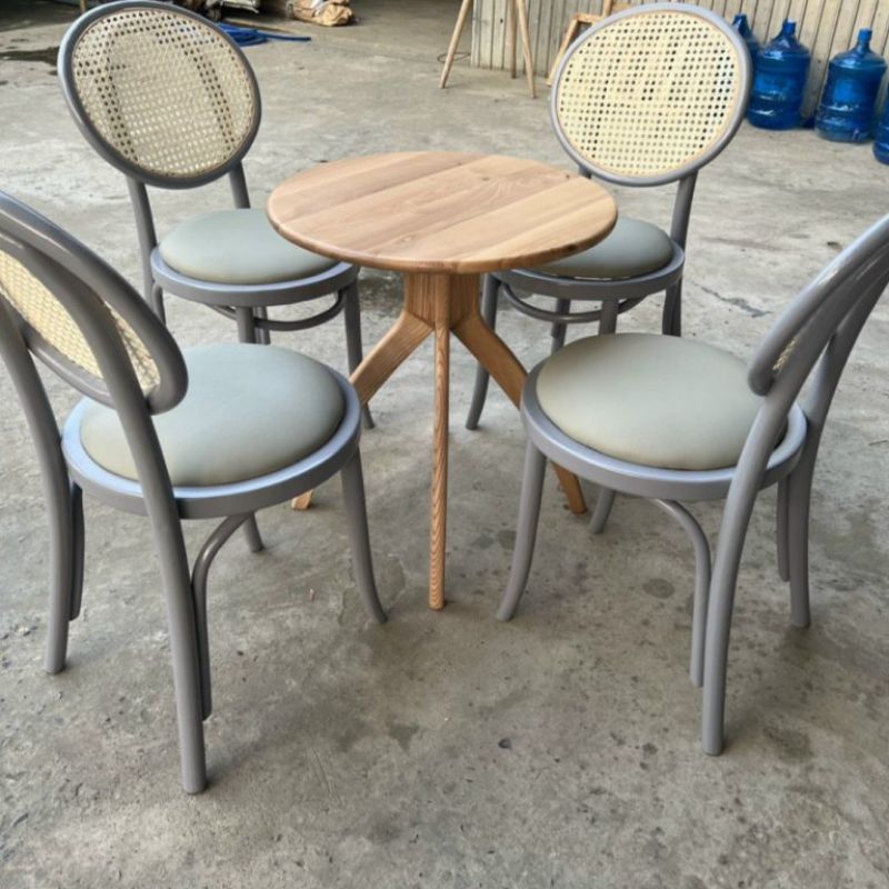 Bàn cafe 4 cạnh chân cong