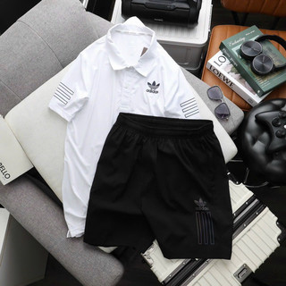 Set Bộ Thể Thao_Dòng thun lạnh 4c co giãn, phối set cùng quần short thun. Chất vải dày dặn mềm mịn, thoáng mát