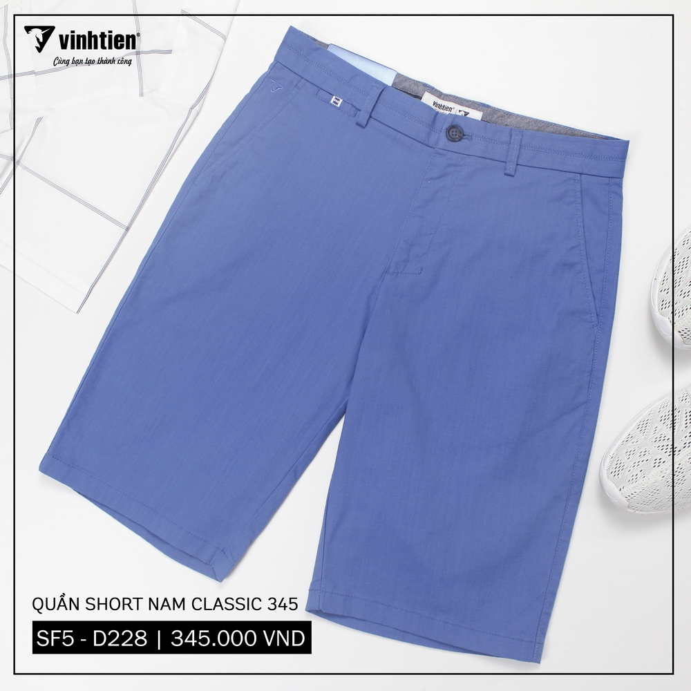 Quần shorts classic 345 Vĩnh Tiến - SF5-B228