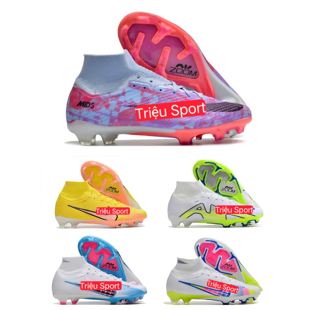 giày đá bóng mercurial superfly 9 elite fg ( tặng tất + túi rút + hộp )