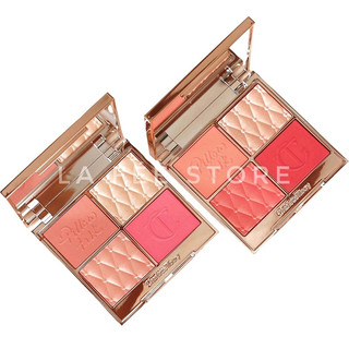 SALE 🔥 Bảng phấn má + bắt sáng 4 ô Charlotte Tilbury Pillow Talk Beautifying Face Palette