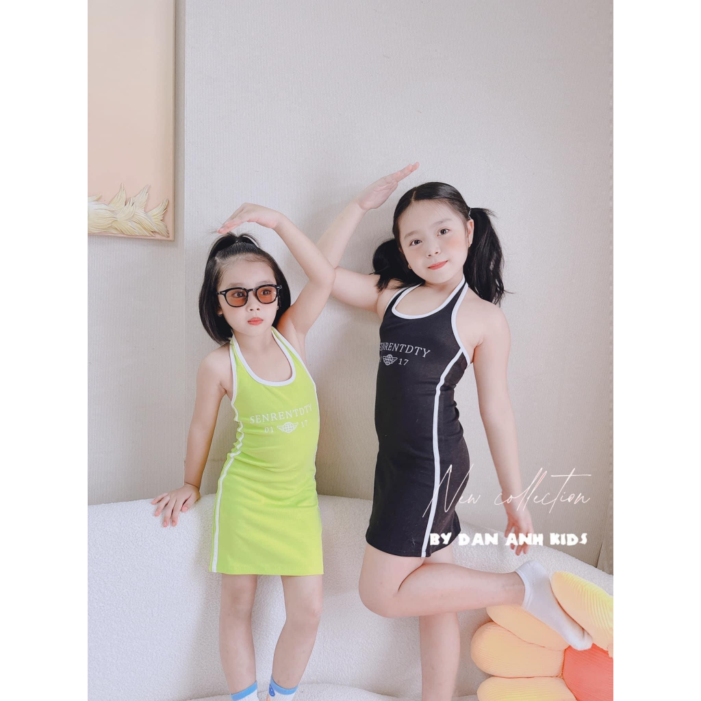 VÁY BODY BÉ GÁI CÁ TÍNH SIZE  8-20KG(BDXD)