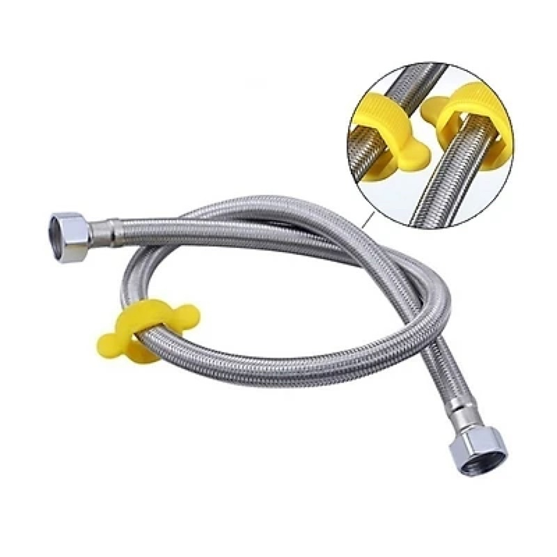 Dây cấp nước nóng lạnh 2 đầu ốc dùng cho bồn cầu, vòi Lavabo, vòi rửa mặt, bình nước nóng lạnh