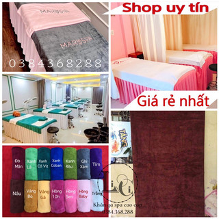 Khăn trải giường spa, khăn đắp spa loại to KT 90x1m9