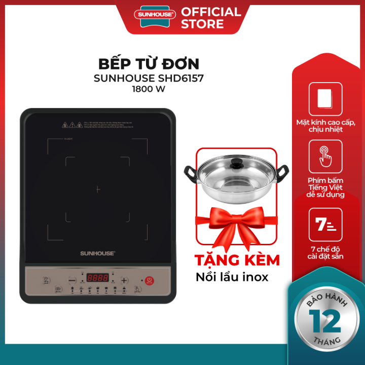BẾP TỪ ĐƠN SUNHOUSE SHD6160