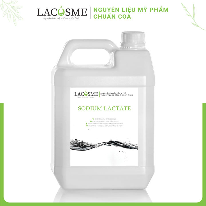 500G - 1KG - Nguyên liệu mỹ phẩm Sodium lactate