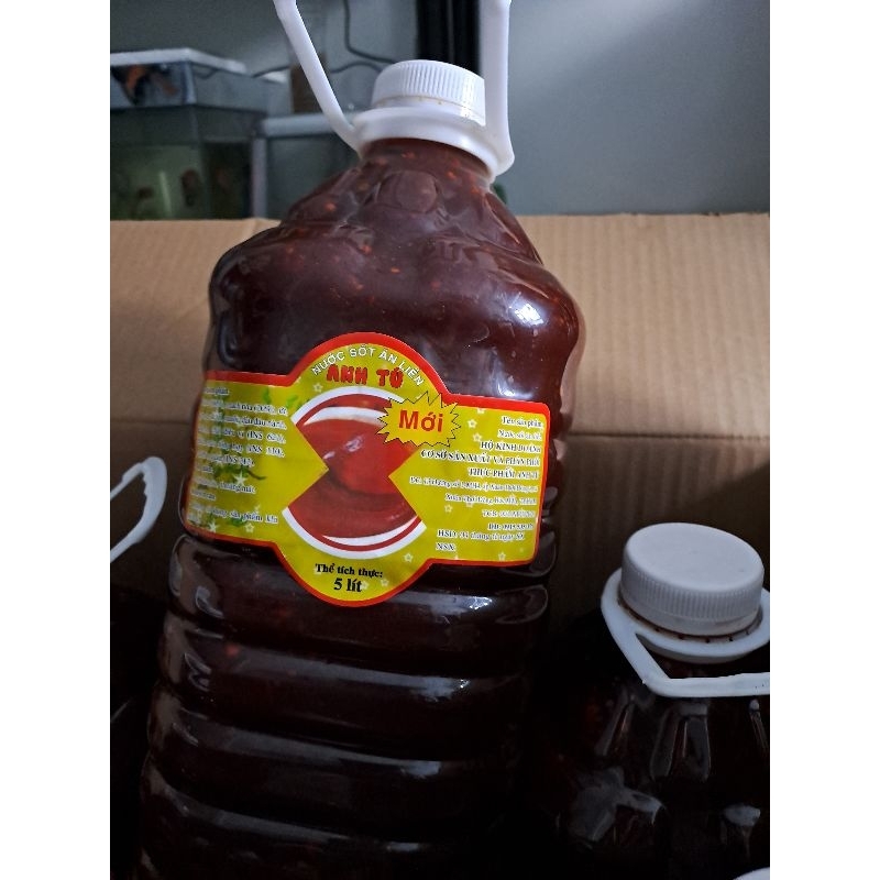 1 lít nước sốt bò ngon  chiết từ can 5 lít ra