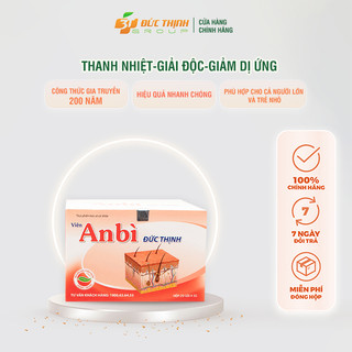 [Chính hãng] Viên AN BÌ ĐỨC THỊNH 3T Pharma - dành cho người gặp các chứng mẩn ngứa, nổi mề đay