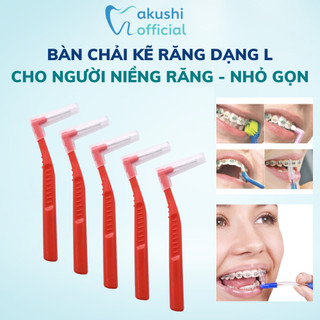 Bàn chải kẽ răng Okamura Asahi dạng L, dạng I