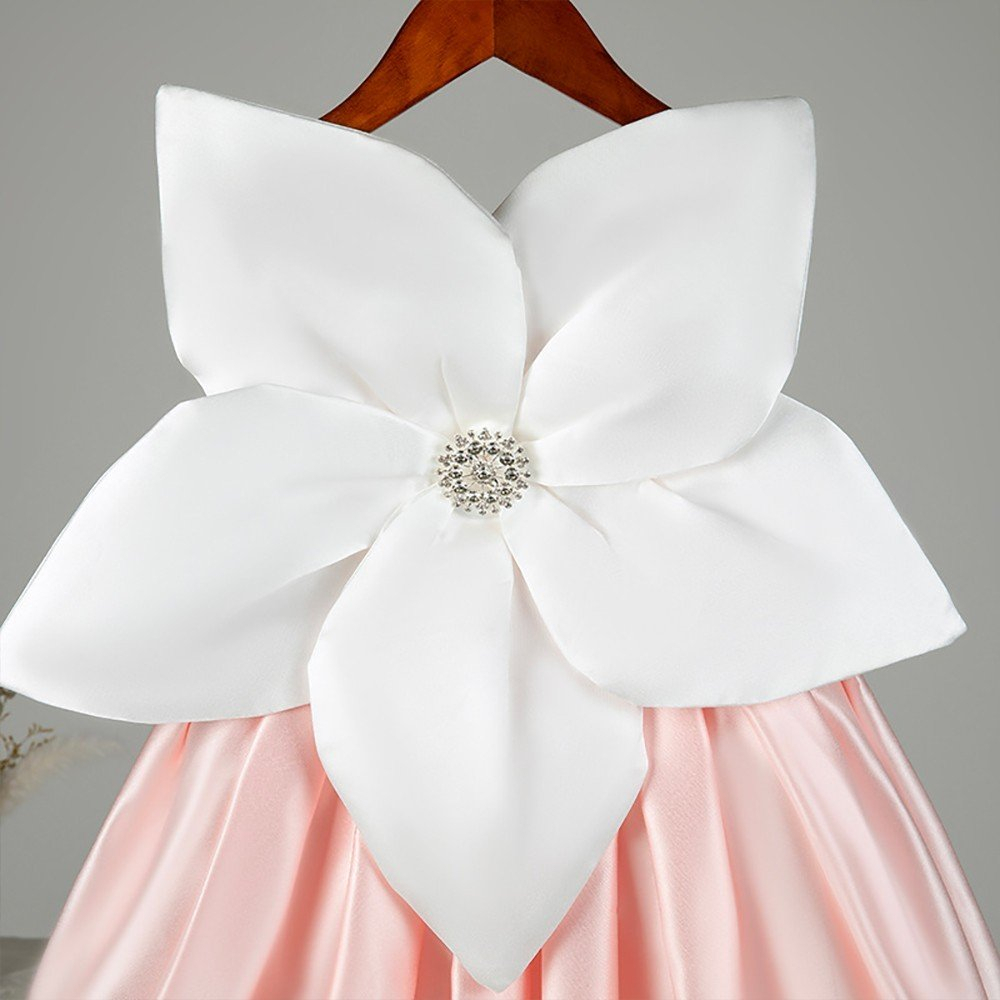 Đầm váy dự tiệc cho bé gái Tutupetti bông hoa trắng ngọt ngào dễ thương