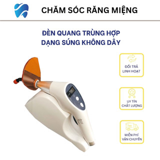 Đèn quang trùng hợp dạng súng không dây - ánh sáng chiếu mạnh - sạc cảm ứng chất lượng cao siêu vip
