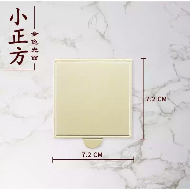 10 cái Đế vàng đựng bánh mini hình tam giác, tròn , vuông