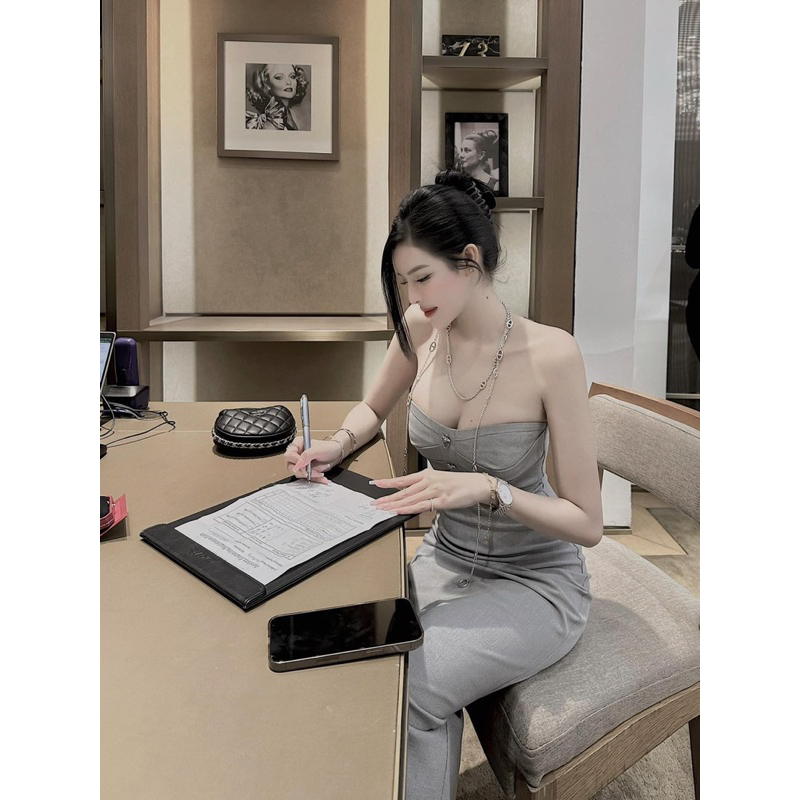 Váy Body Cúp Ngực Hở Eo Chuẩn MPB