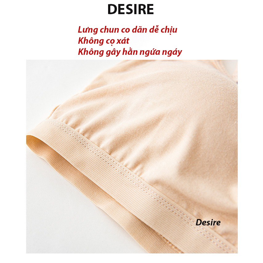 Áo lót bra hai dây thun Vicose không gọng thoải mái ANN-0017