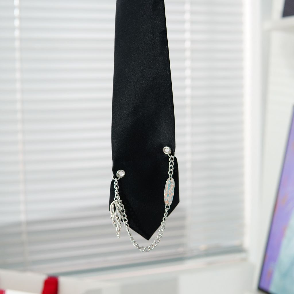 Cà vạt thắt sẵn kích thước 38 x 8 - Cà vạt nam nữ