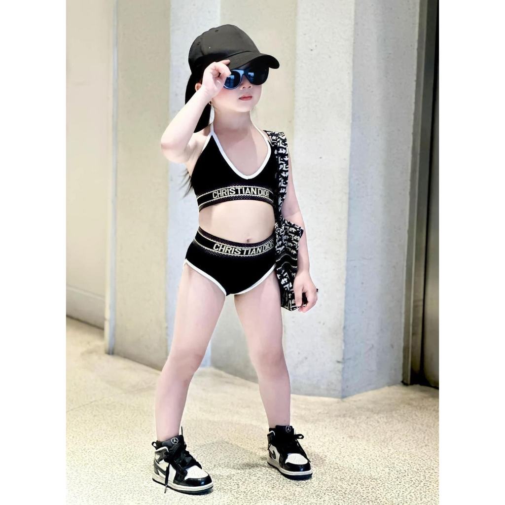 👉Nhập NHIKKIDS giảm 15K👈Đồ bơi cho bé gái, bikini cho bé gái - Set bikni cho bé đi bơi, đi biển sang chảnh vào hè 2023