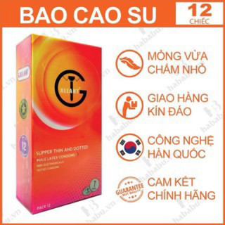 ( CHÍNH HÃNG ) Bao Cao Su Siêu Mỏng Gallant Super Thin Condoms