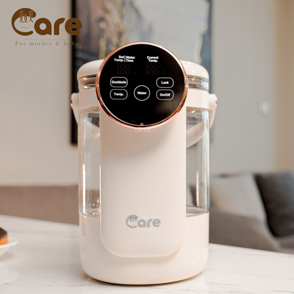 Bình thủy đun nước pha sữa lilcare dung tích lớn 2.5L tiện lợi cho cả gia đình
