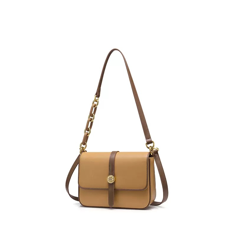 Túi đeo chéo nữ Nucelle đẹp thời trang charm hoa phối viền khác màu ViAnh Store 1171973