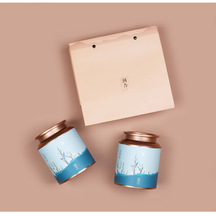 Hũ đựng trà miệng đồng nắp gỗ - HVL TEA