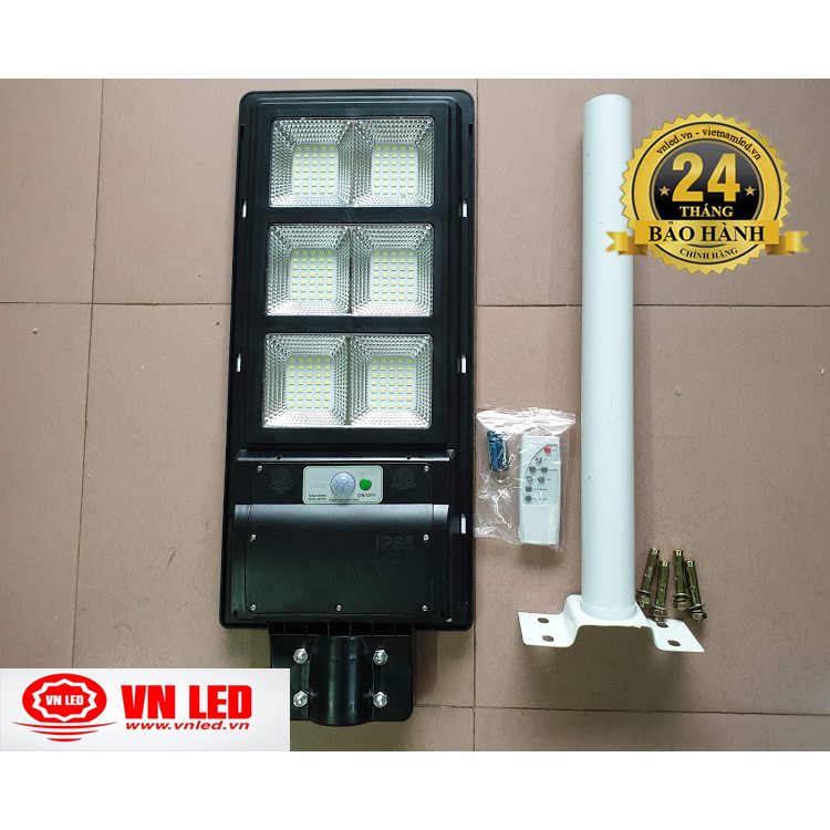 Cần đèn đường - Chân gắn đèn - 4 ốc vít lở kèm theo, tay vin gắn đèn đường năng lượng mặt trời