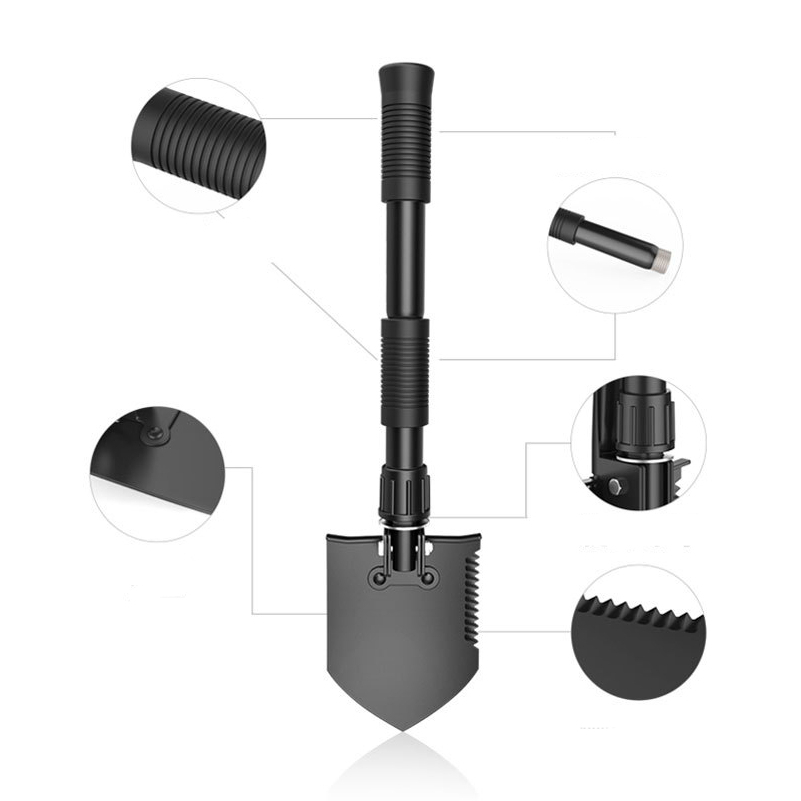 Bộ Xẻng Cuốc Đa Năng Gấp Gọn BSWOLF-PJ082 Xẻng Đặc Công Chuyên Dụng Kèm Túi Đựng Tiện Dụng