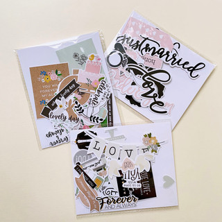 (P6) Sticker Wedding dùng trang trí khung ảnh nổi Scrapbook, love box, album ảnh, sổ tay planner (không keo)