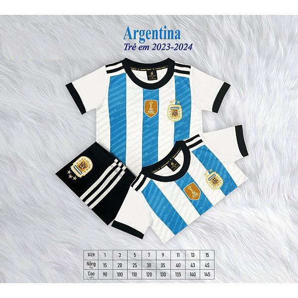 Bộ Quần Áo Bóng Đá Trẻ Em - Đội Tuyển Argentina, Nhật Bản, Hà Lan