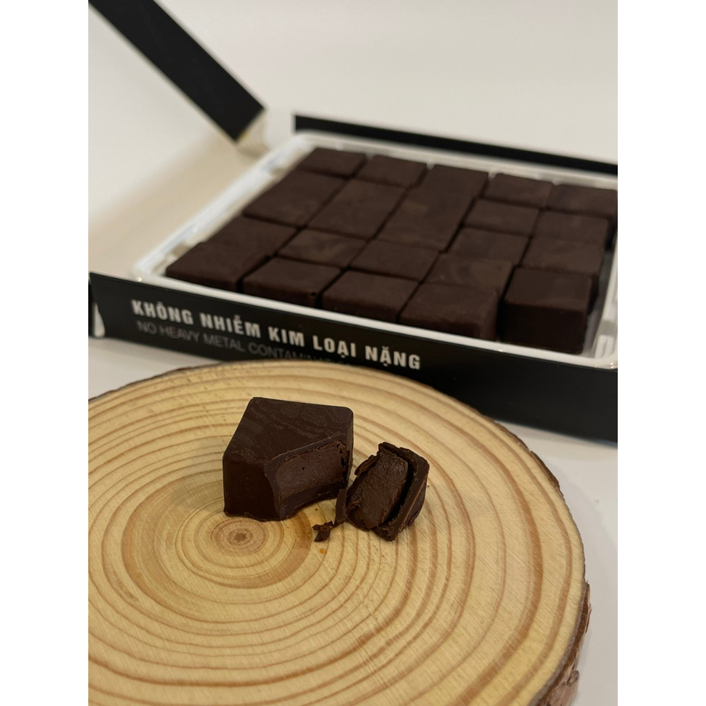 Socola Tươi Mama Chocolate Vị P - Đen Đắng Truyền Thống Hộp 25, 16, 9 Viên